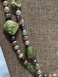 Genuine Pearl Necklace, 23"