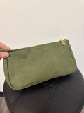 New Hello 3 AM Green Shoulder Bag, 10"x5.5"