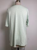 New J. Jill 100% Pima Cotton Green Top, M