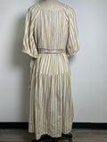 Old Navy Tan Wrap Dress, L