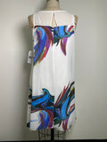 New Signature by Robbie Bee White Dress, 10 Petite