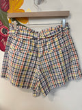 Loft Plaid Shorts, M