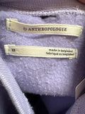 Anthropologie Purple Monte Carlo Sweatshirt, XS