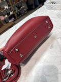 New Jenna Kator Cherry Faux Leather The Thumb Crossbody Handbag, 11.5"x9" (retail $143)