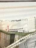 Anthropologie Green Stripe Linen Shorts, 6