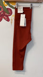 New Calia Dark Clay Crop Leggings, S