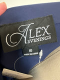 Alex Evenings Blue Dress, 10