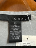 New Grace Gray Sweater, XL