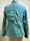 Talbots Green Denim Jacket, M