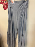 New Happily Grey Front Tiered 30" Inseam Pants, L
