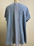 Jane & Delancey Blue Stripe Top, 2X