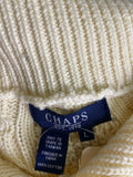 New Chaps Ivory Sweater, L