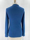 Babaton Teal Collared Sweater, L