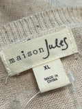 Maison Jules Tan Sweater, XL