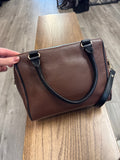 Kate Spade Brown Leather Hadlen Grant Park Satchel, 10"x8"