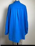 Lane Bryant Blue Gauze Top, 18/20