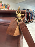 Vintage Coach Style 5266 Brown Beekman Leather Briefcase Messenger Bag, 16"x12"