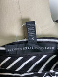 White House Black Market Black Stripe Top, XS