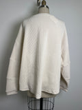 Tres Bien White/Cream Top, XL