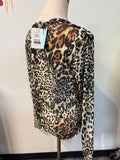 New AFRM Mesh Animal Print Top, 1X