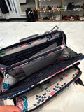 Vera Bradley Blue Floral Crossbody Bag, 7.5"x5"