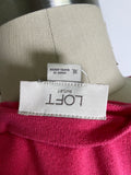 Loft Pink Cardigan, XL