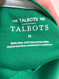 New Talbots Green 100% Pima Cotton Tee, M