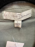 Cato Green Denim Jacket, L