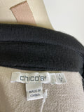 New Chico's Cardigan Sweater Blazer Black Jacket, M