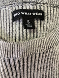 Who What Wear Gray Sweater, S
