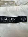New Retail $150 Lauren Ralph Lauren White Puffer Vest, L