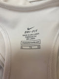 Nike White Sports Bra, XL