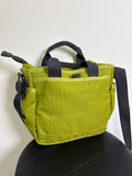 Duluth Trading Co Green Heritage Canvas Travel Sling Bag, 10"H x 10.5"W x 4"D