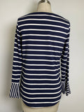 Chico's Blue Stripe Top, S