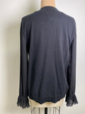 CeCe Black Sweater, L
