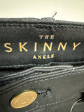 White House Black Market Black Coated 28" Inseam Jeans, 4