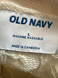 New Old Navy White/Cream Sweater, L