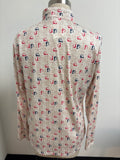 San Soleil UV 50+ Cooling Golf Print Pullover, L