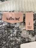 Willow Root Gray Cardigan, L