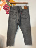 New Levi's 501 Original Cropped Jeans, 28 (6) (retail $108)