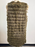 She + Sky Green Vest, M
