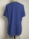 D&Co Blue Stripe Top, L