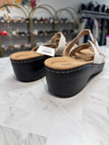 Clarks Cream Sandals, 12