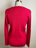 Tommy Hilfiger Pink Sweater, M