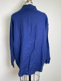 Vineyard Vines Blue 100% Linen Top, 8