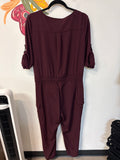 New York & Co Drawstring Jumpsuit, M