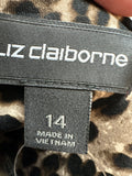 New Liz Claiborne Burgundy Dress, 14