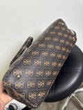 New Guess Maci Brown Crossbody Satchel, 12"x10"
