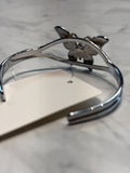 Silver Butterfly Cuff Bracelet