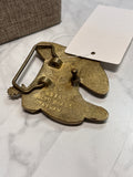 Solid Brass Belt Buckle, 3"x3"